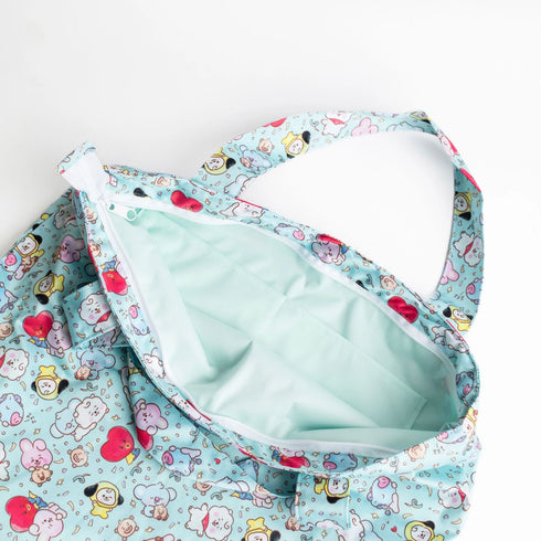 Monarch Store Waterproof Zippered Tote : I Purple You